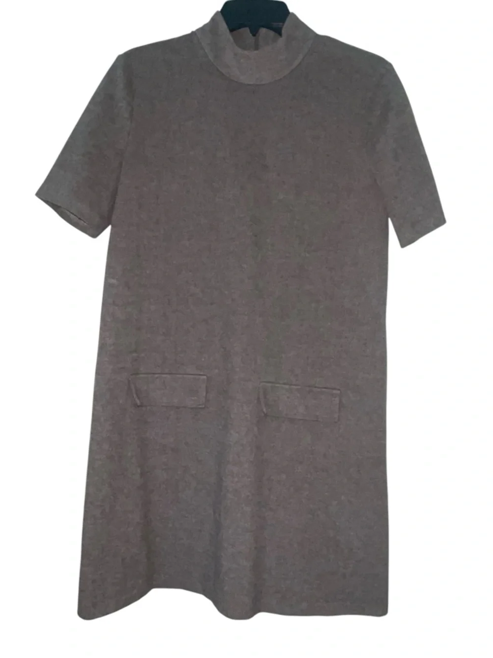 Zara mock neck pocket mini dress. Size large GUC - Picture 5 of 9